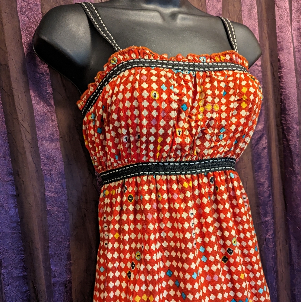 Vintage prairie Milkmaid babydoll Dress Elle Sourpuss Free People Retro H&M Smal